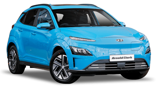 Blue Hyundai Kona
