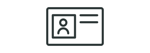 Driving license icon