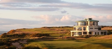 Castle Stuart Golf course clubhouse