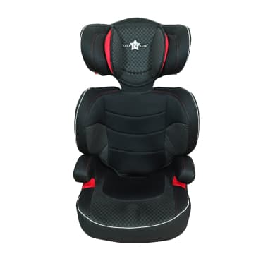 Child booster seat with backing