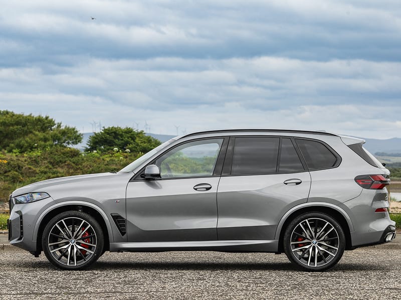 BMW X5 side on