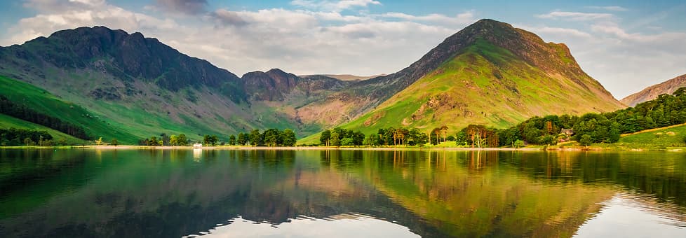 Scenic view of the Lake District